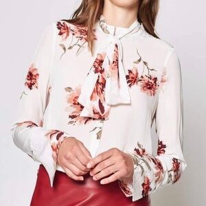 Joie blouse white nadal floral print - Size XS